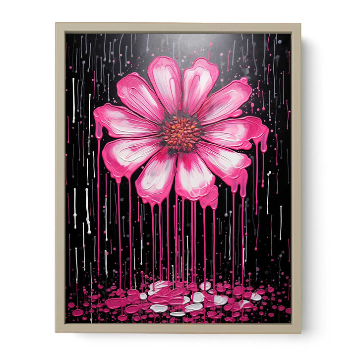 Flower Art Painting  Framed Print