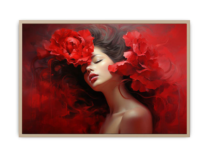 Red Painting  Framed Print