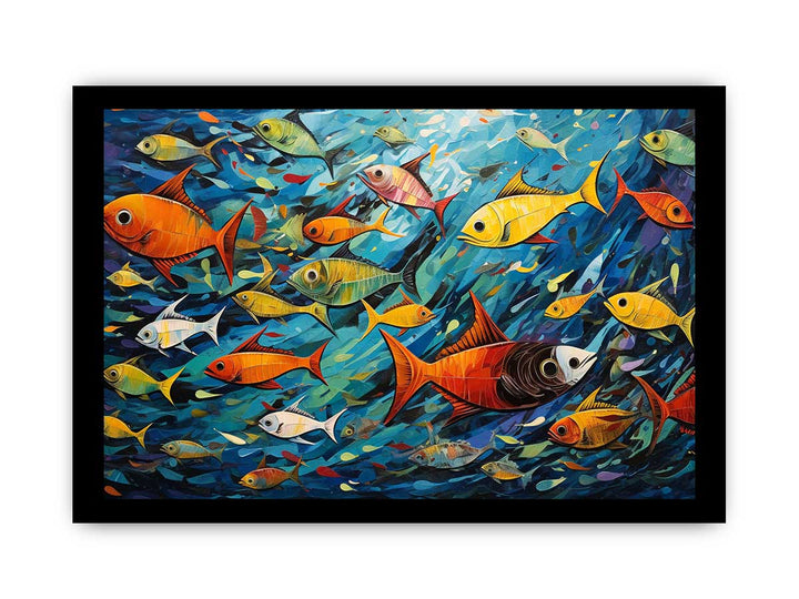 Fishes Modern Art Painting