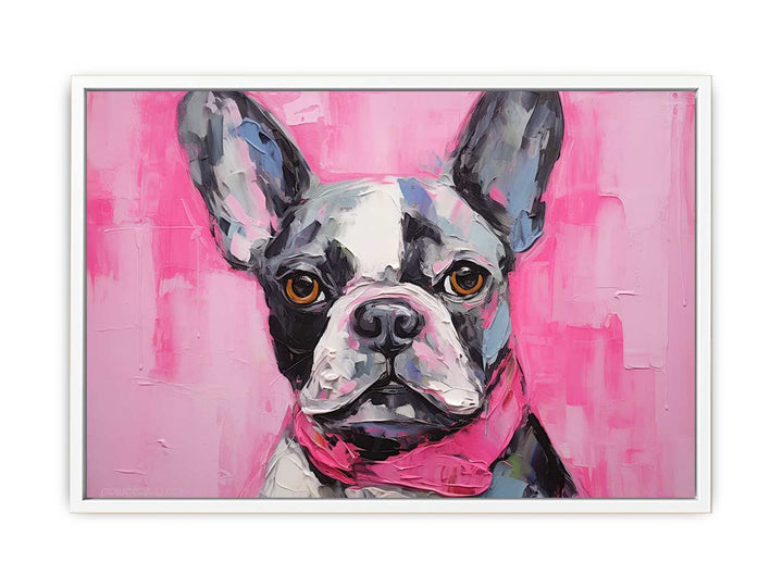 Modern Art Painting Pug Dog