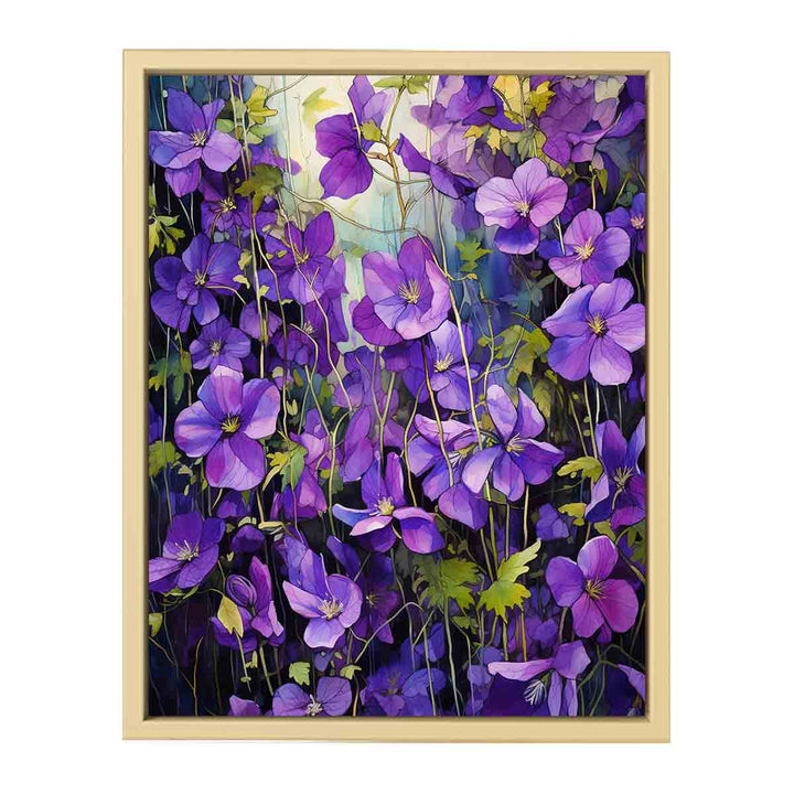 Flower Painting Purple