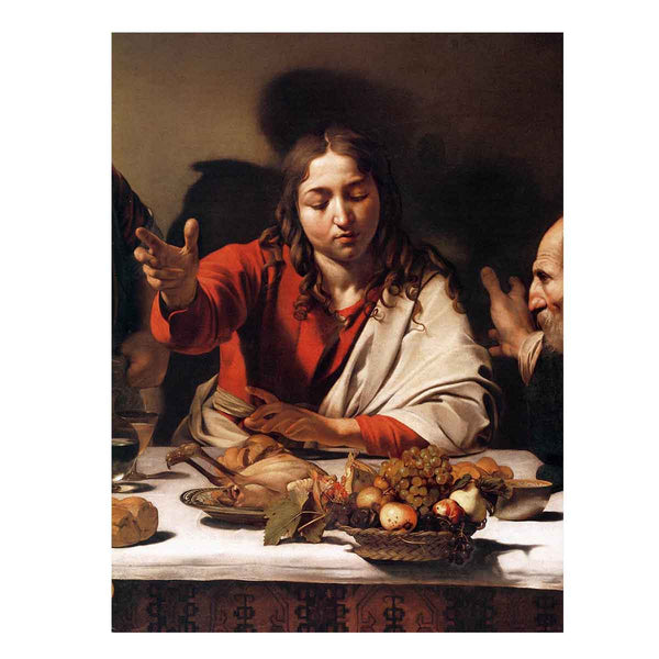 Supper at Emmaus (detail 1) 1601-02