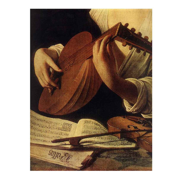 Lute Player (detail) c. 1596