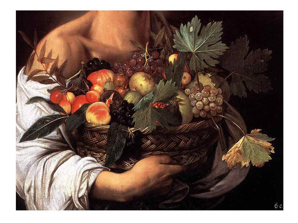 Boy with a Basket of Fruit (detail) c. 1593