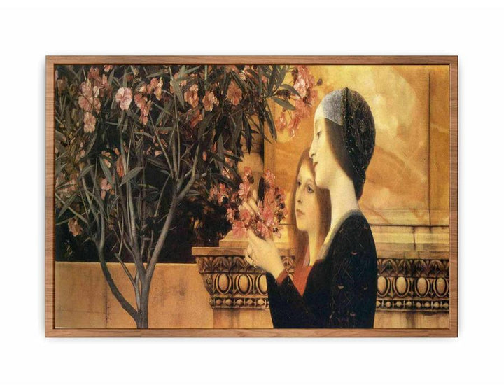 Two Girls with Oleander