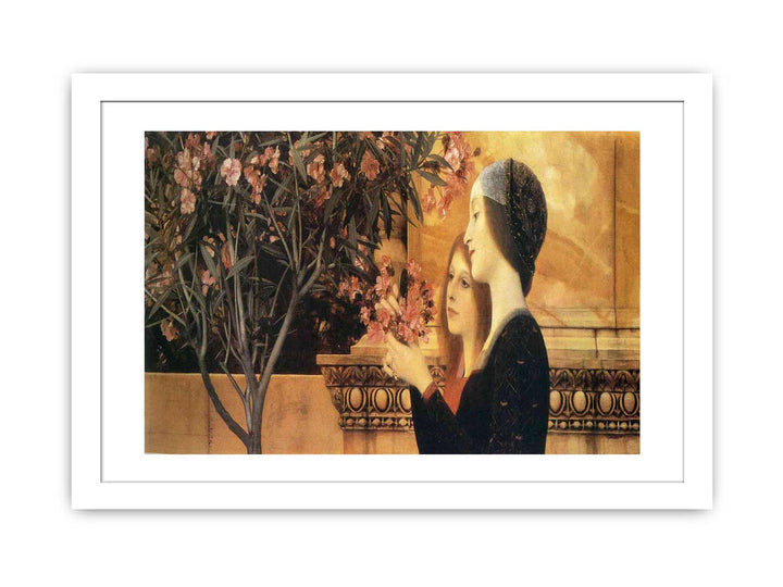 Two Girls with Oleander