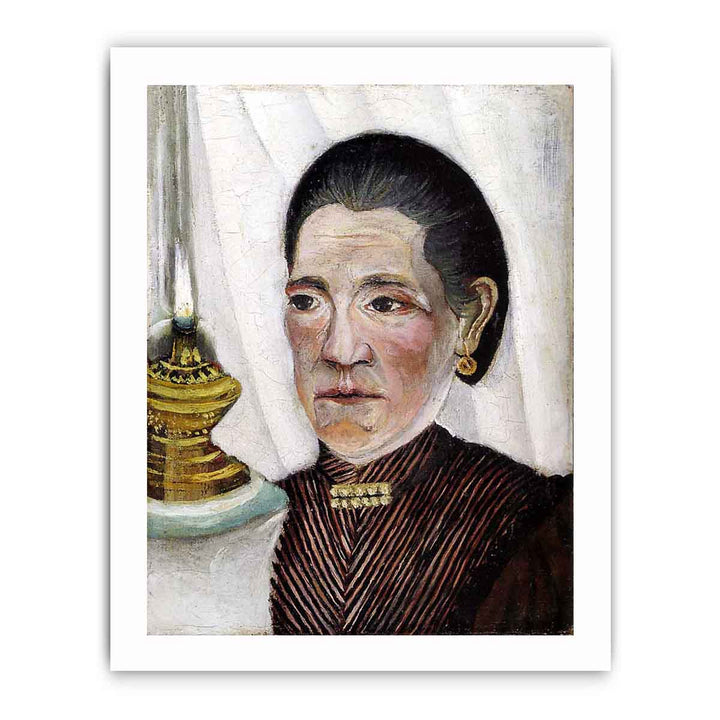 Portrait Of The Artist's Second Wife With A Lamp