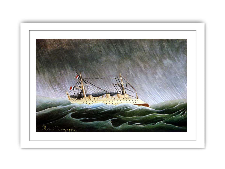 Boat in a Storm