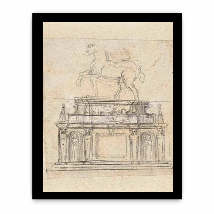 Design For A Statue Of Henry II Of France On Horseback