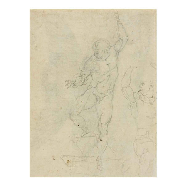 Study for a Risen Christ (verso)
