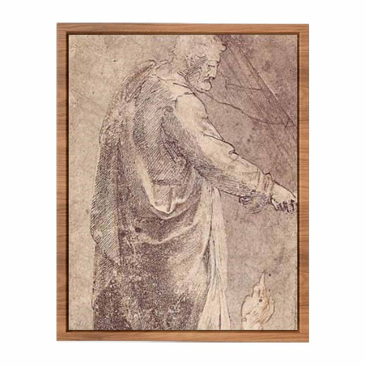 Male Figure after Masaccio, Arm Studies (recto)