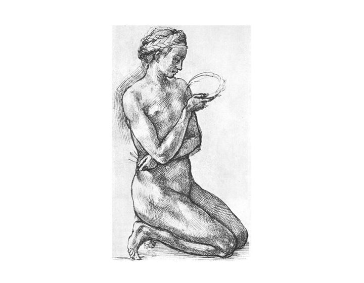 Nude Woman on her Knees