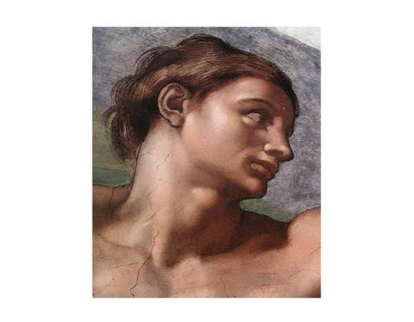 Ceiling of the Sistine Chapel: Genesis, The Creation of Adam [Adam's face]