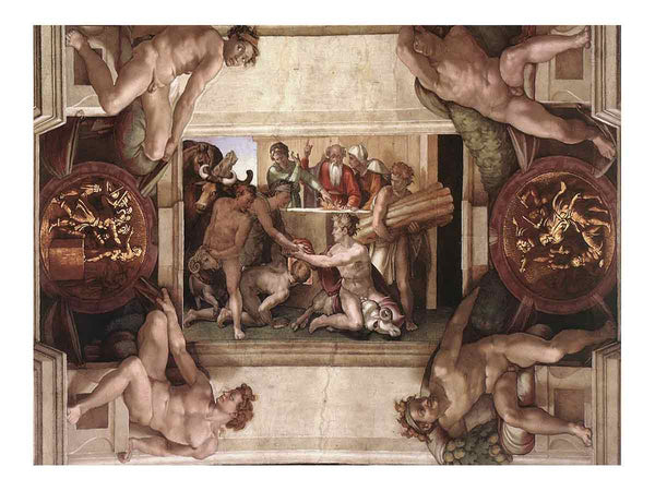 Sacrifice of Noah (with ignudi and medallions) 1509