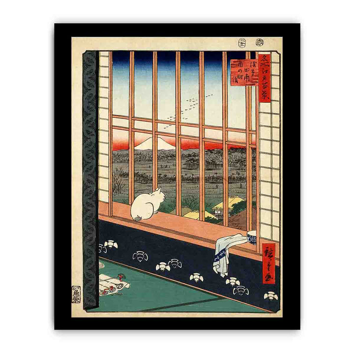 Hiroshige, Asakusa ricefields and torinomachi festival