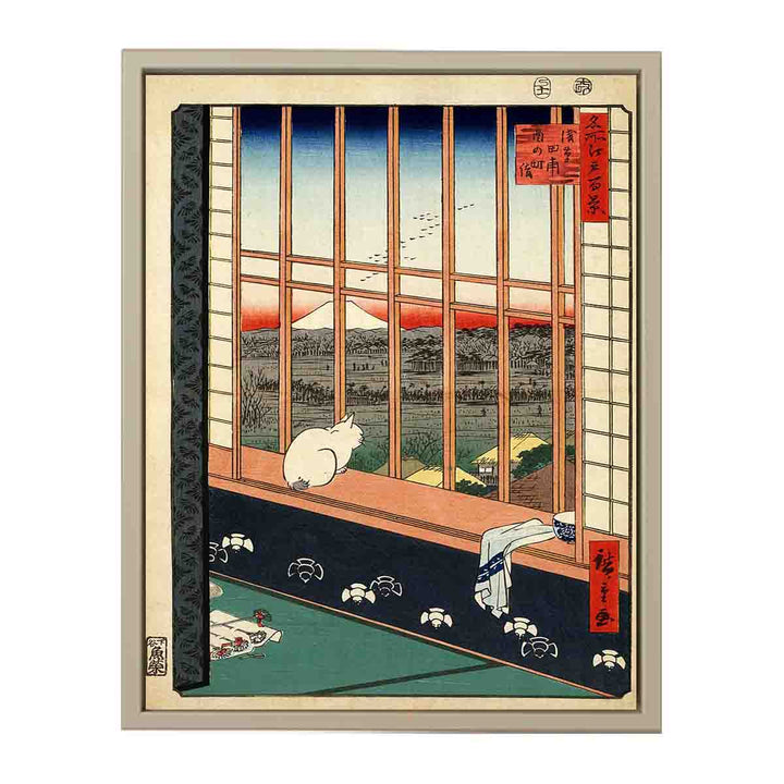 Hiroshige, Asakusa ricefields and torinomachi festival