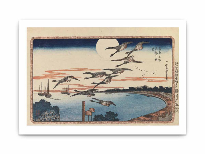 Full Moon at Takanawa (Takanawa no Meigetsu), from Celebrated Places in the Eastern Capital (Toto Meisho)