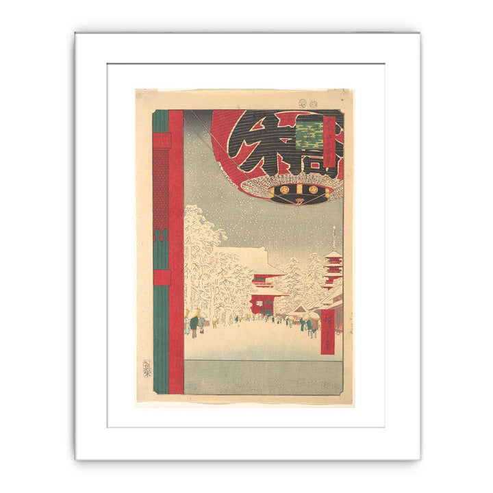 Kinryūsan Temple at Asakusa, from the series "One Hundred Famous Views of Edo
