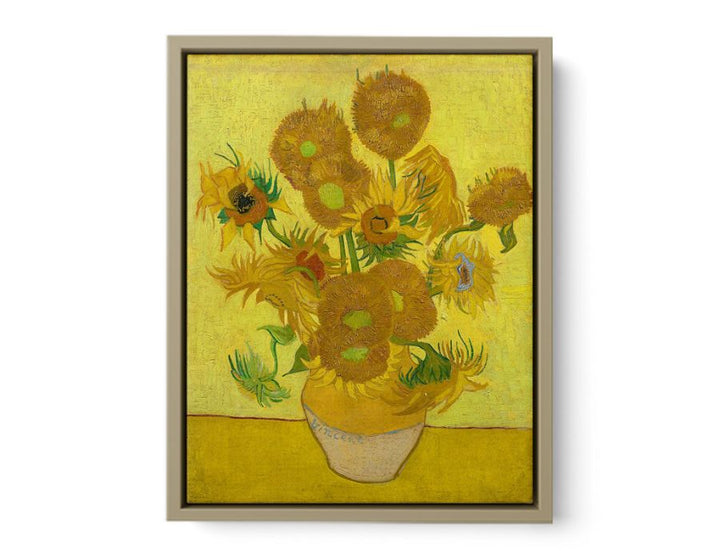 Vase Of Sunflowers Painting By Van Gogh