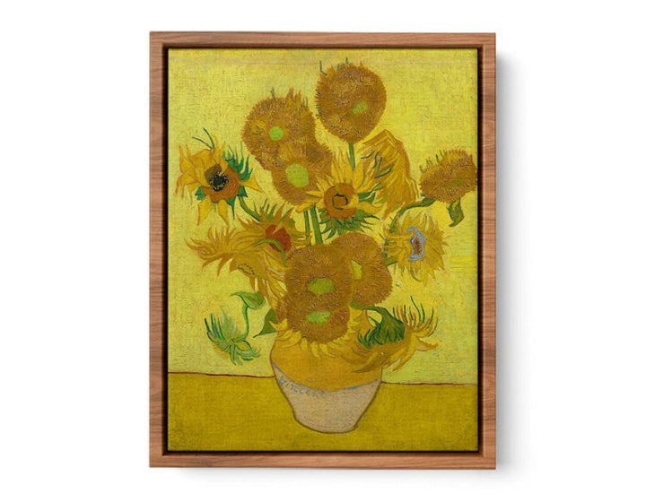 Vase Of Sunflowers Painting By Van Gogh