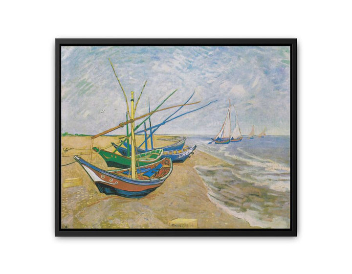 Fishing Boats At Sainte-Marie By Van Gogh