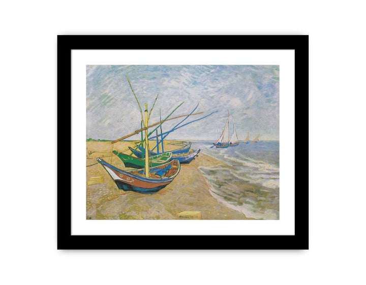 Fishing Boats At Sainte-Marie By Van Gogh