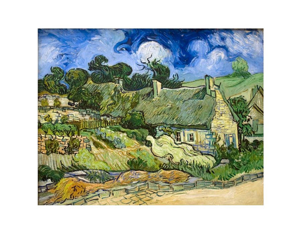 Cottages At Cordeville By Van Gogh