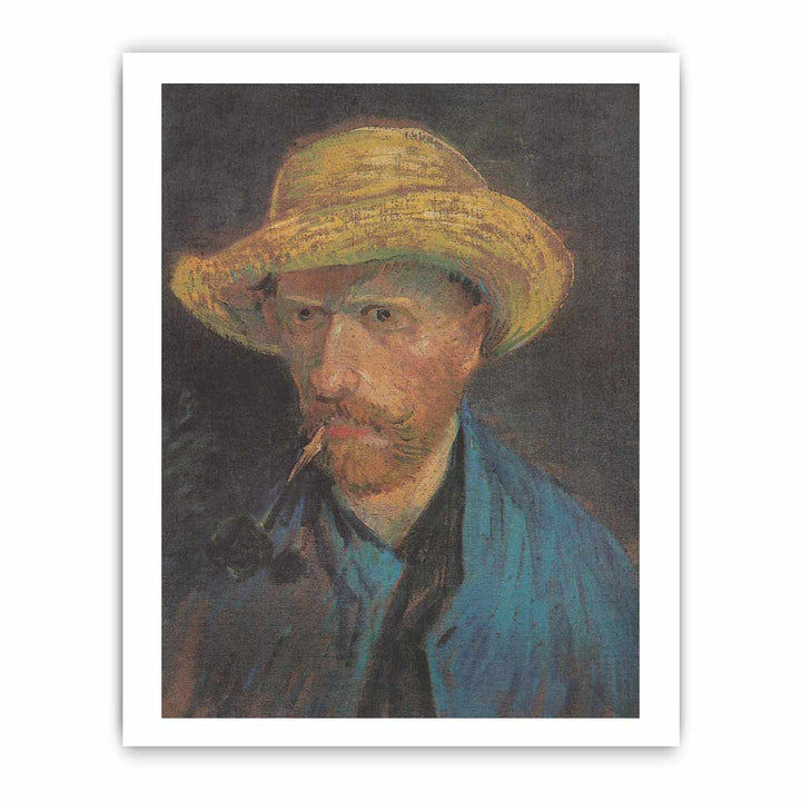 Self Portrait With Hat Painting of Van Gogh