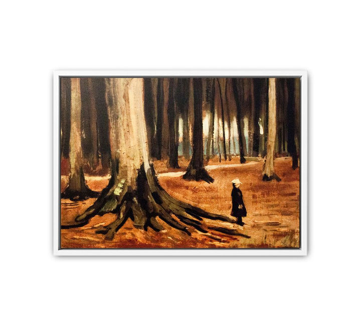 Girl in the Woods  Painting