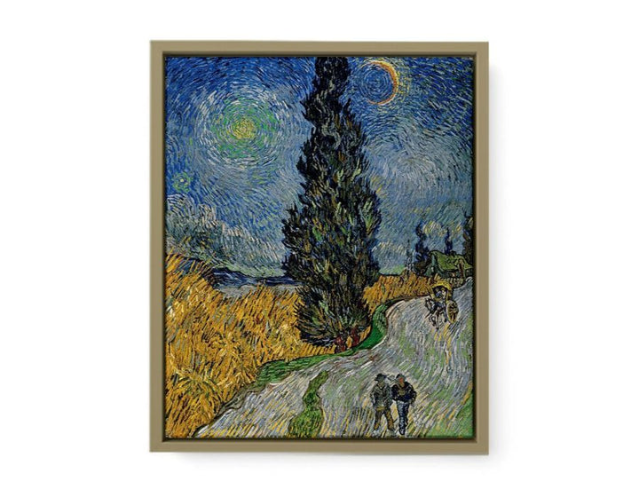 Vincent van Gogh - Road with Cypress and Star