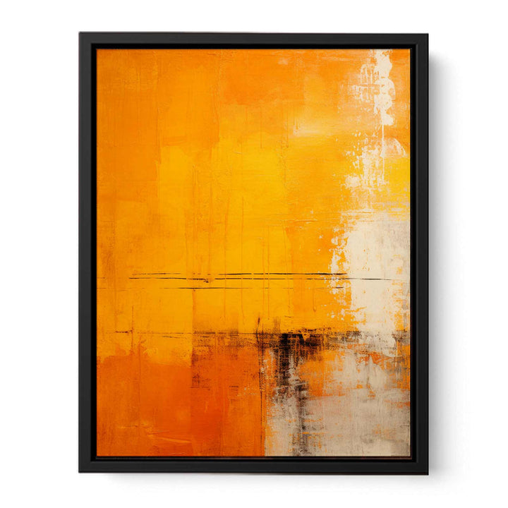 Yellow And Orange Abstract Painting
