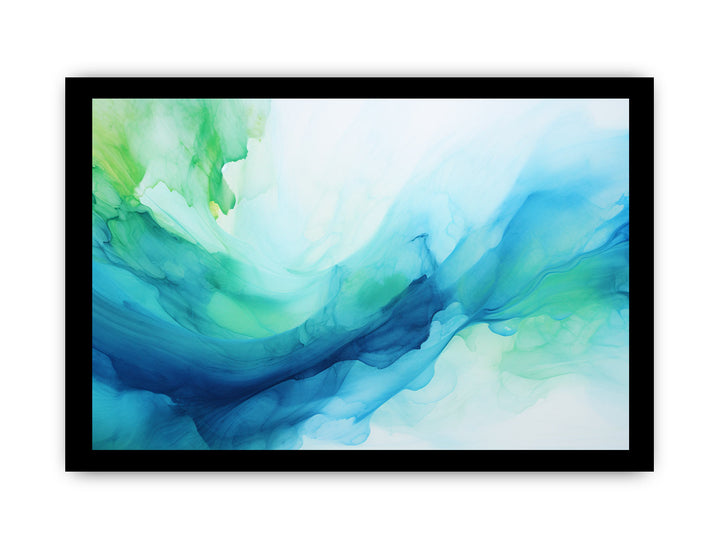 Blue And Green Abstract Painting