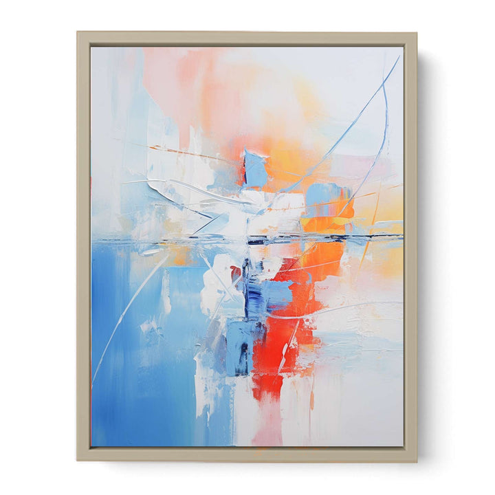 Abstract Painting Multicolor  Framed Print