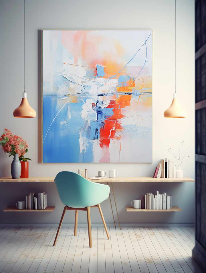 Abstract Painting Multicolor  