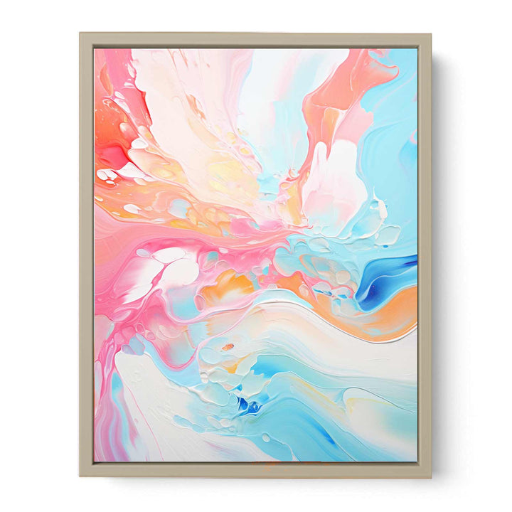 Abstract Painting Colorful  Framed Print