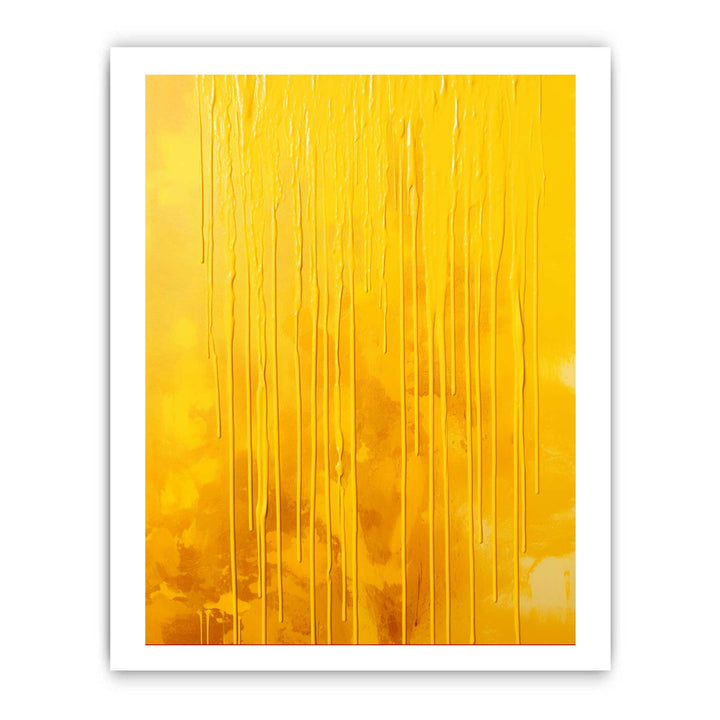 Yellow Dripping Color Painting