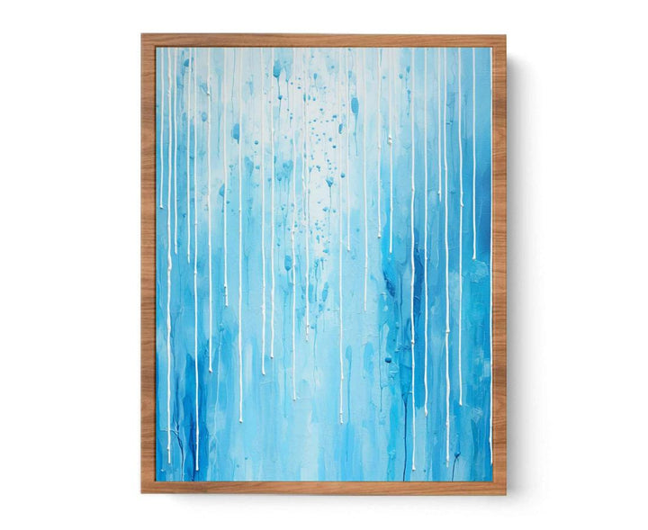  Blue Color Dripping   Painting