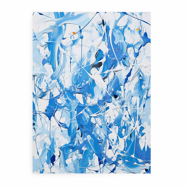  Blue  Dripping Color  Art Painting