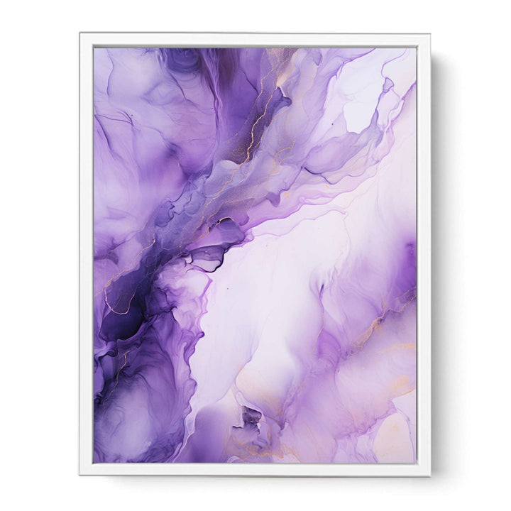 Purple Art Painting   Canvas Print