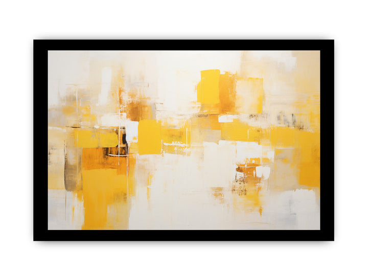 Yellow Abstract Painting
