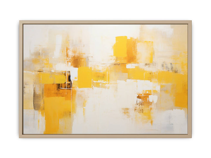 Yellow Abstract Painting
