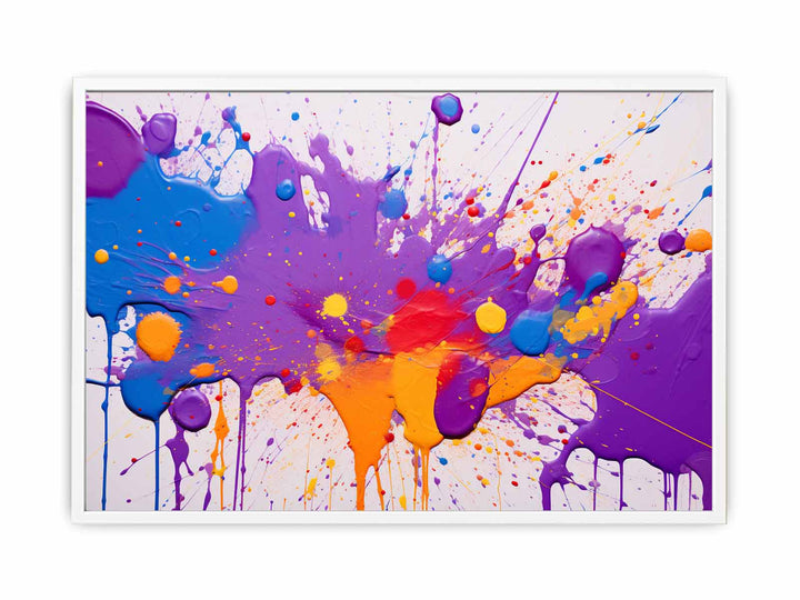 Multi Color Art Painting   Canvas Print