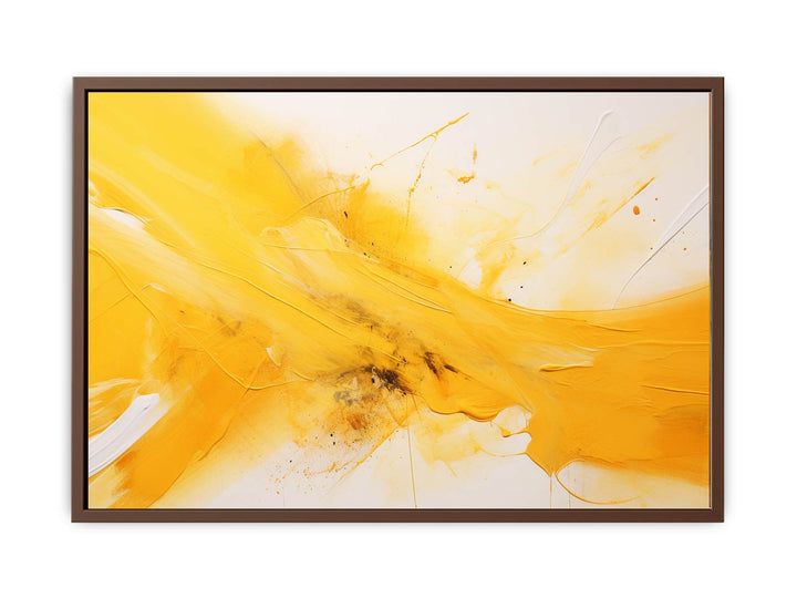 Abstract Yellow Painting