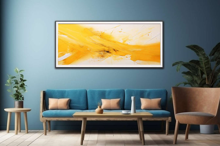Abstract Yellow Painting