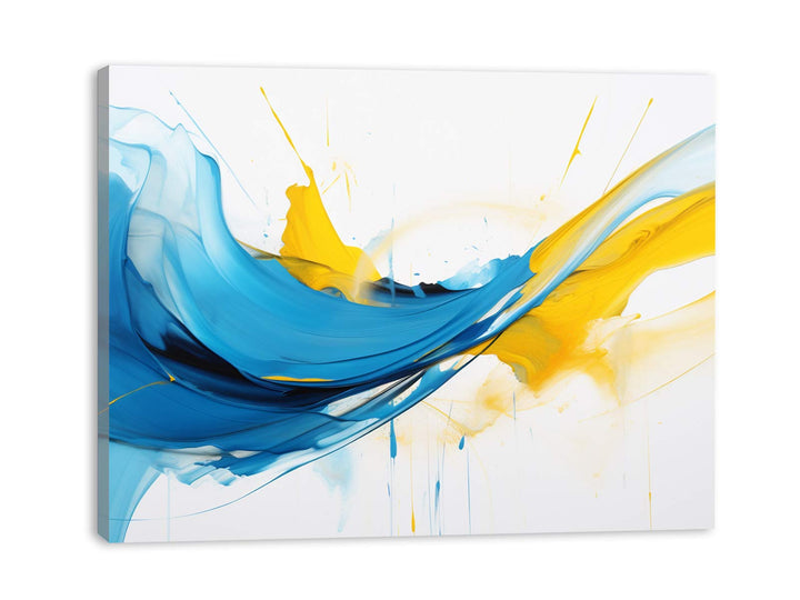 Yellow Blue Painting  