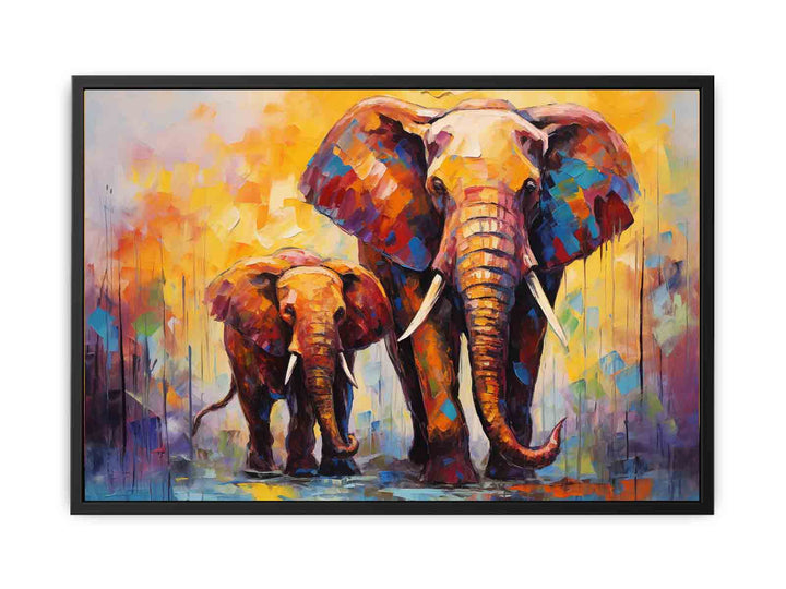 Elephant Modern Art Painting