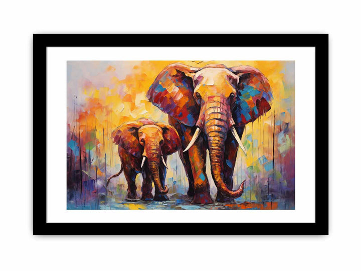 Elephant Modern Art Painting