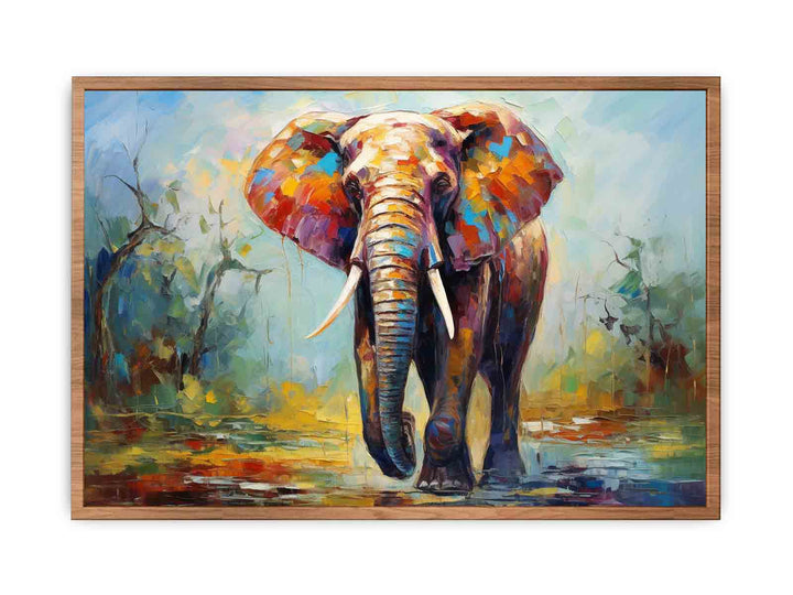 Modern art Elephant Teeth Painting  