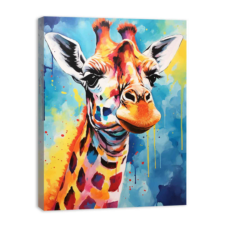 Giraffe Modern Art Painting  