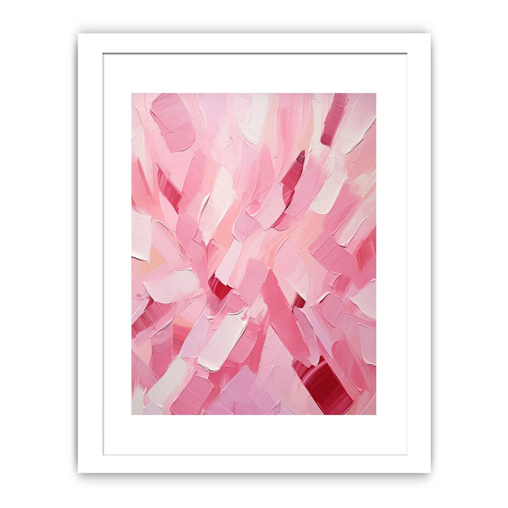 Pink Abstract Knife Art Painting